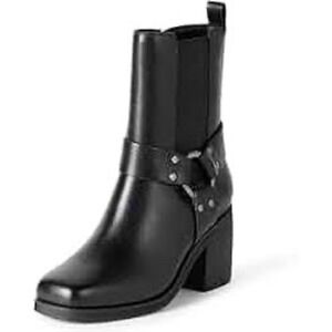 The Drop Stevens Black Chelsea Boots Ankle Booties Heel‎ Size 8 Women's NIB